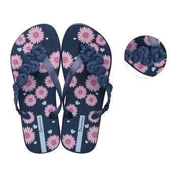 Ipanema Lolita Floral Flip Flops Dam Marinblå Sverige ZD2039481